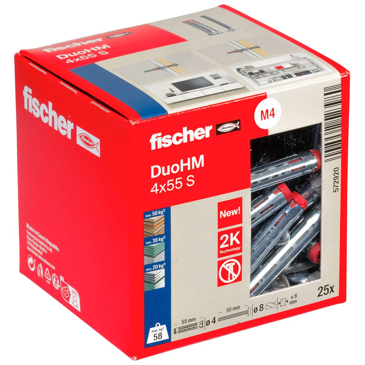 فيشر DUOHM 4 X 55 S — رقم 572920 — 2