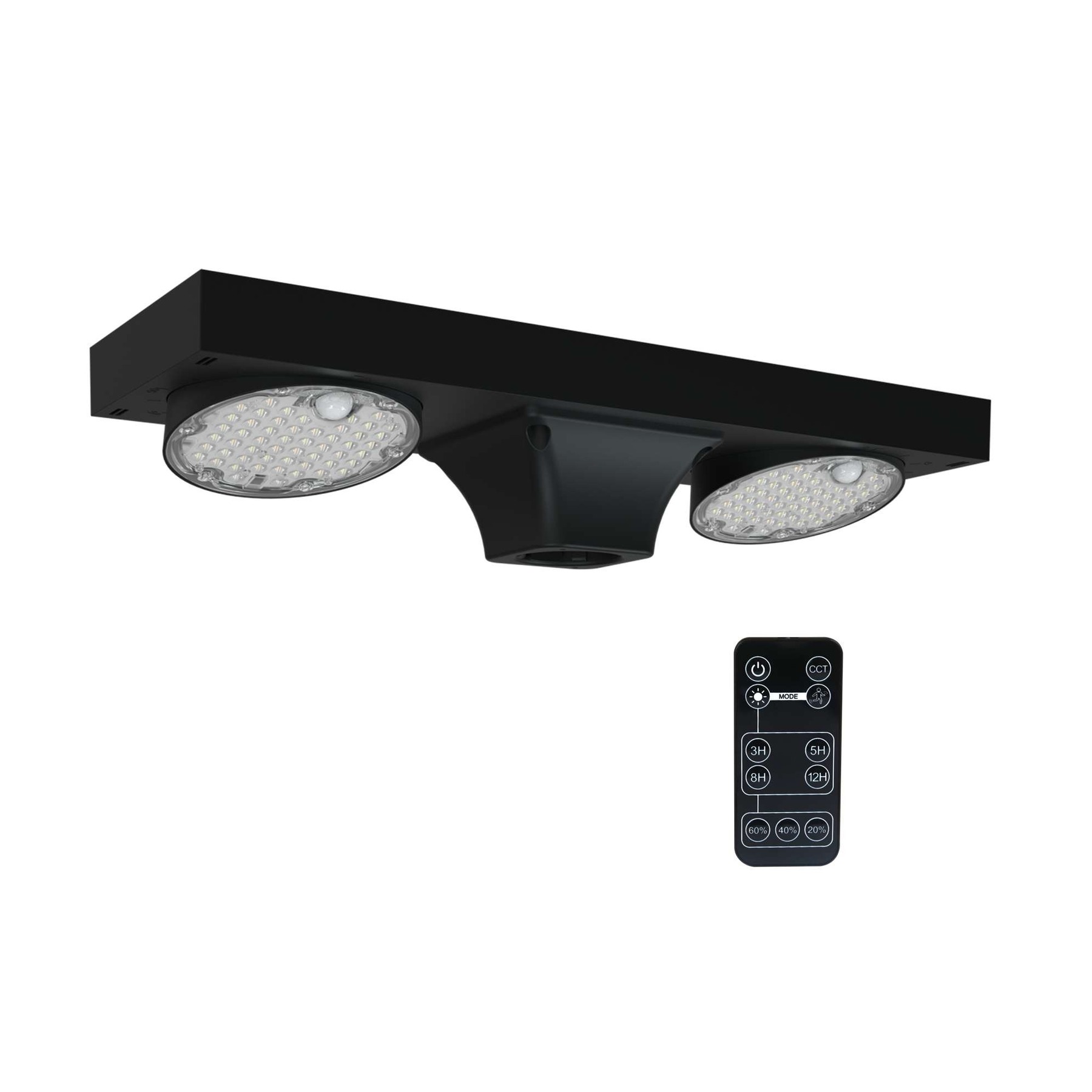 2×20 واط — شارع شمسي Defender (SOOL-SSL-40W-4800) / 4800lm
